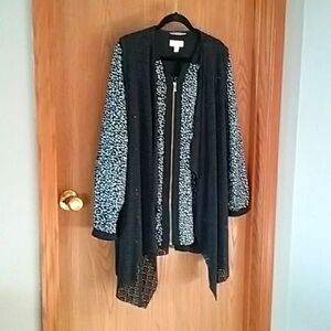 2 piece blouse and vest